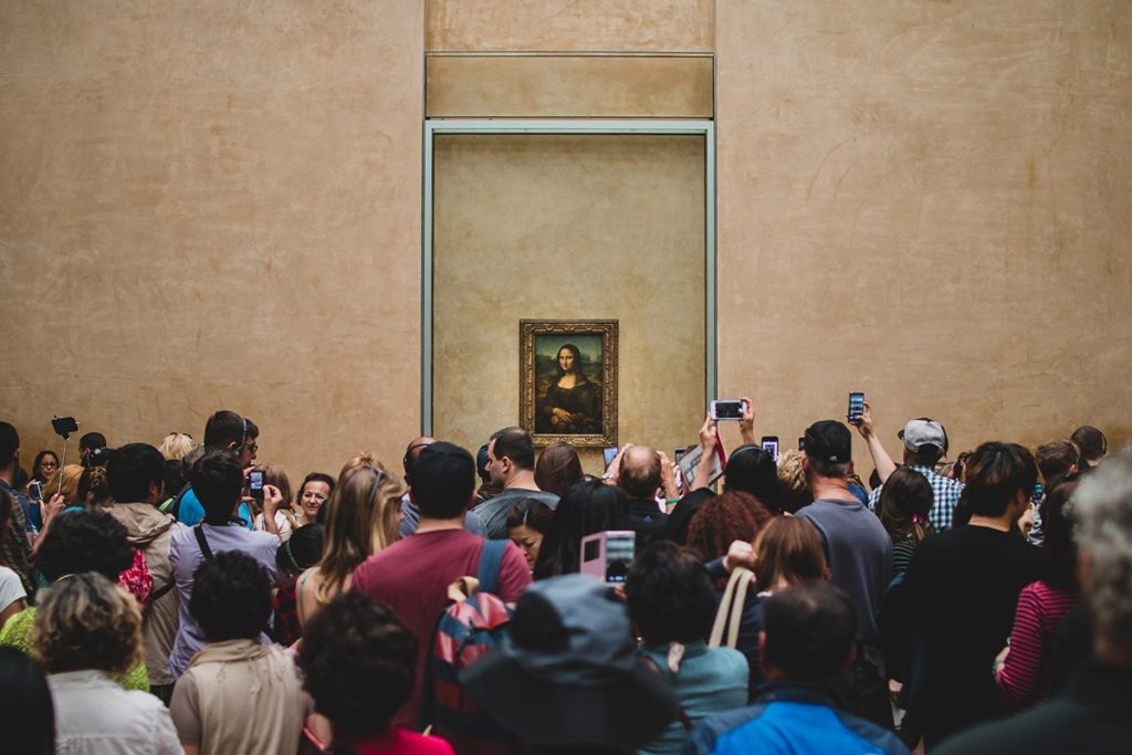 A l’intérieur du magnifique Louvre