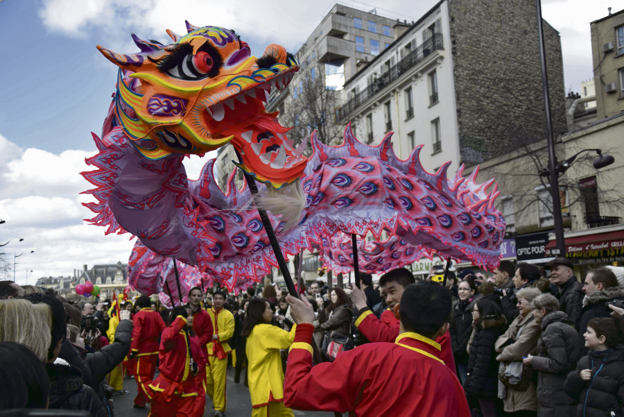 Dragon, Nouvel An Chinois, Paris