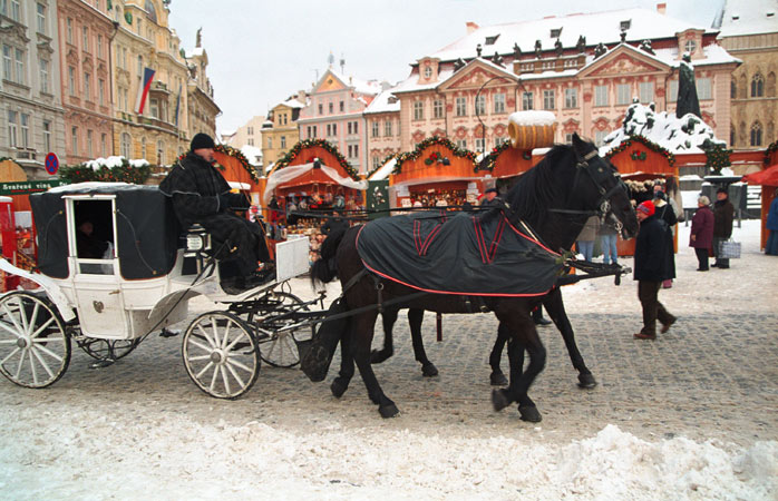 Le marché de Noël le plus emblématique de Prague sur la place de la vieille ville