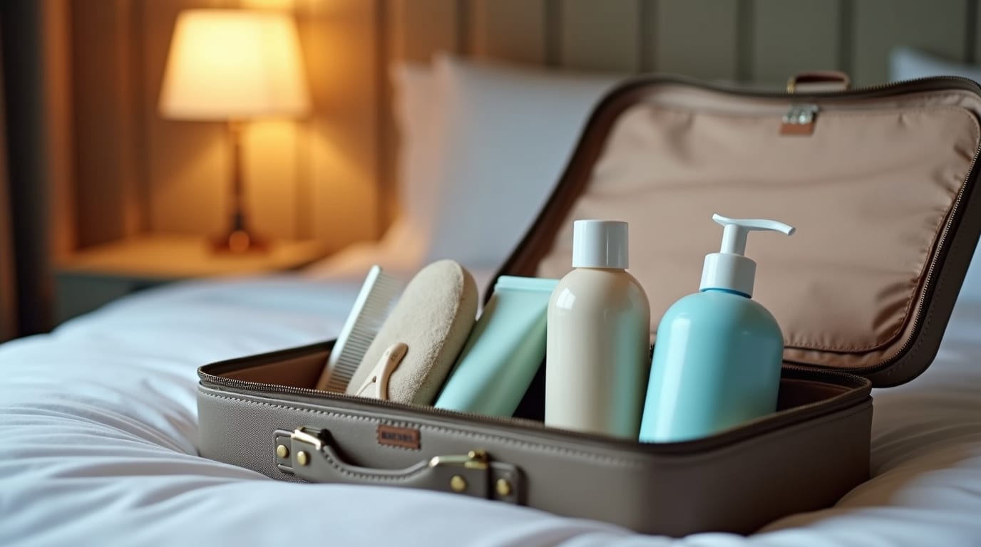 trousse de toilette de voyage