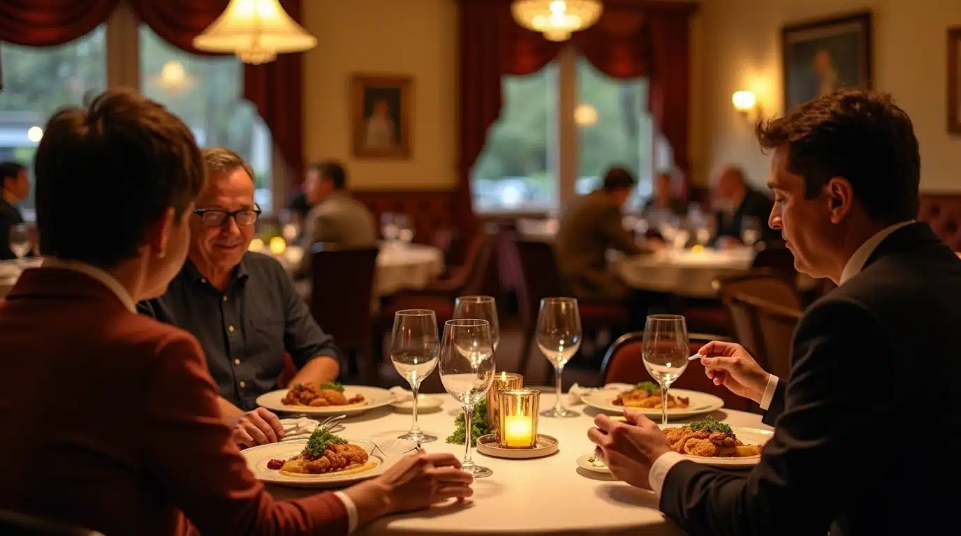 Intérieur du restaurant Almas à Paris