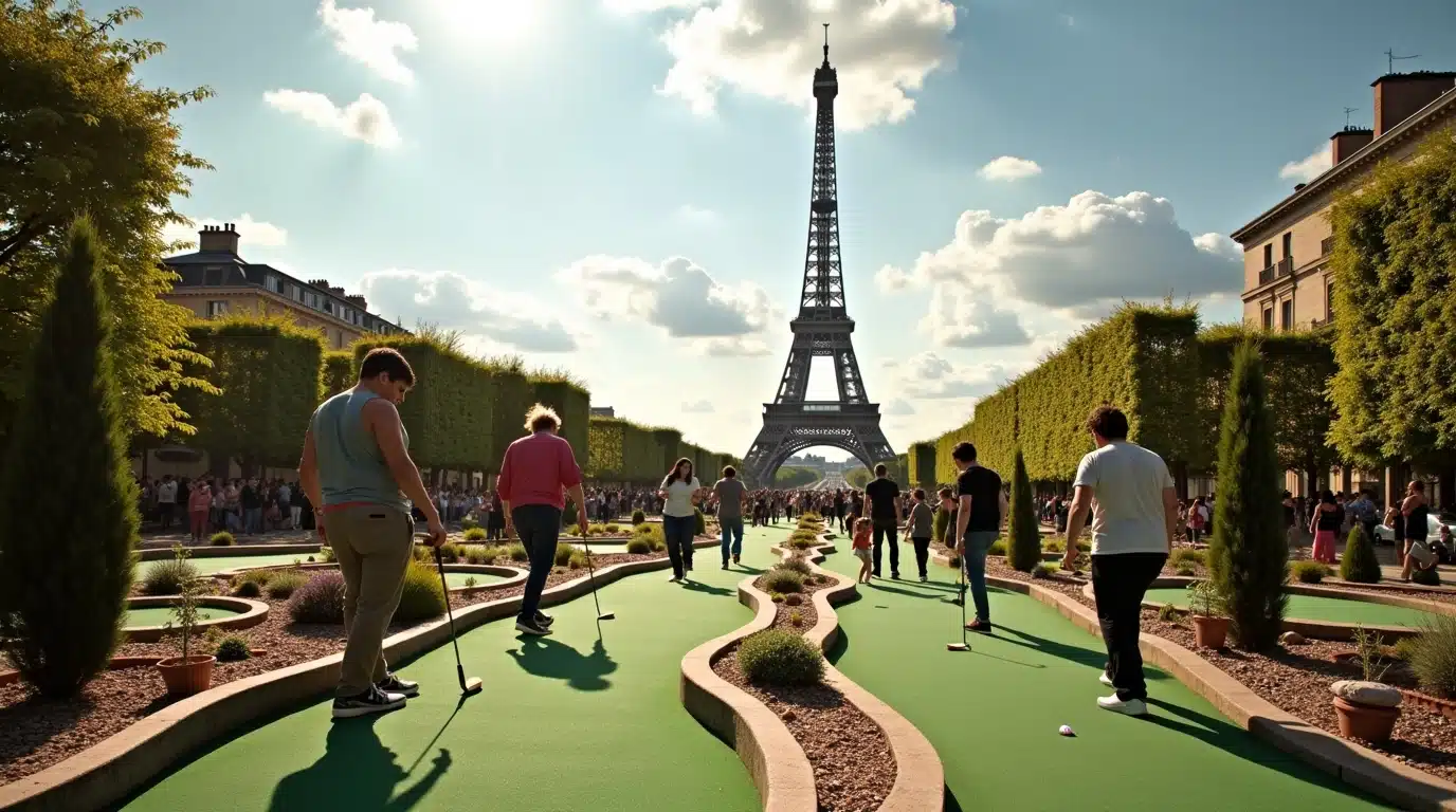 Minigolf à Paris